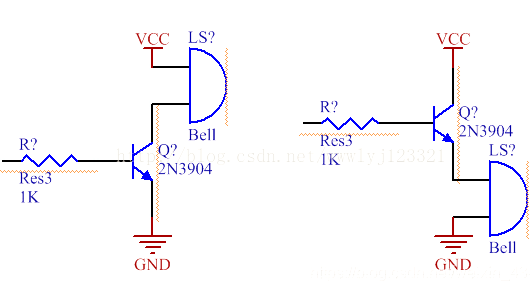 pnp與npn開(kāi)關(guān)電路