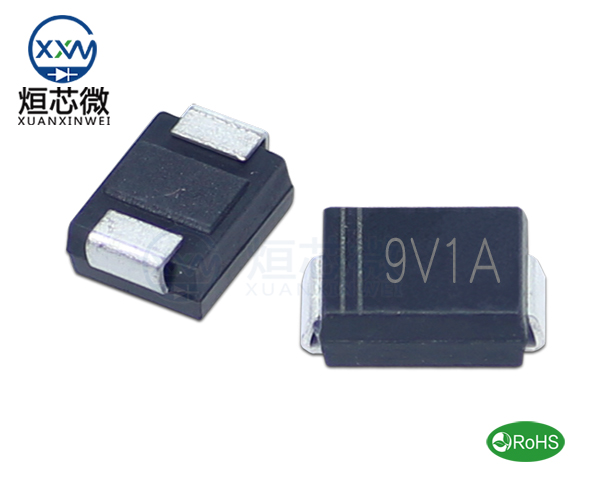 P6SMB9.1A參數(shù),TVS二極管P6SMB9.1A瞬態(tài)(變)抑制二極管